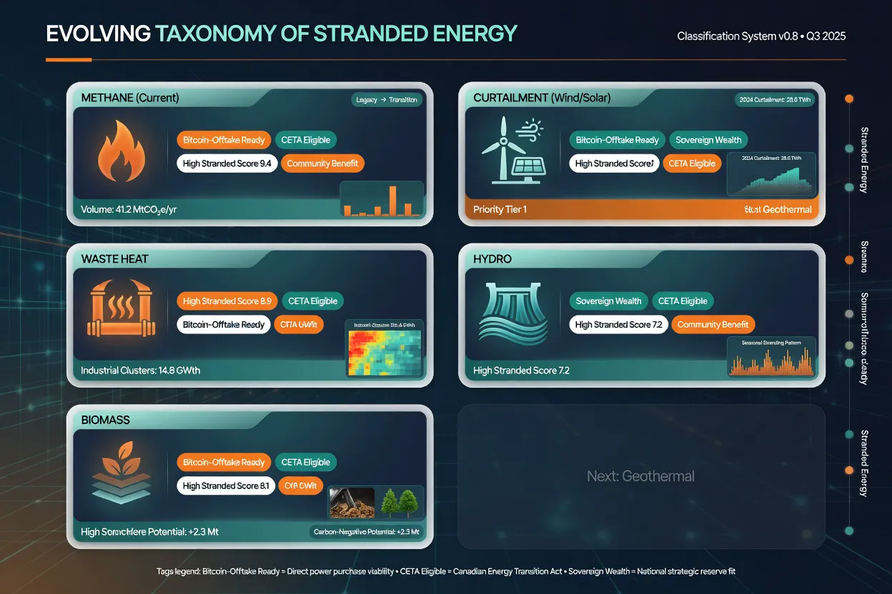 Evolving Taxonomy of Stranded Energy